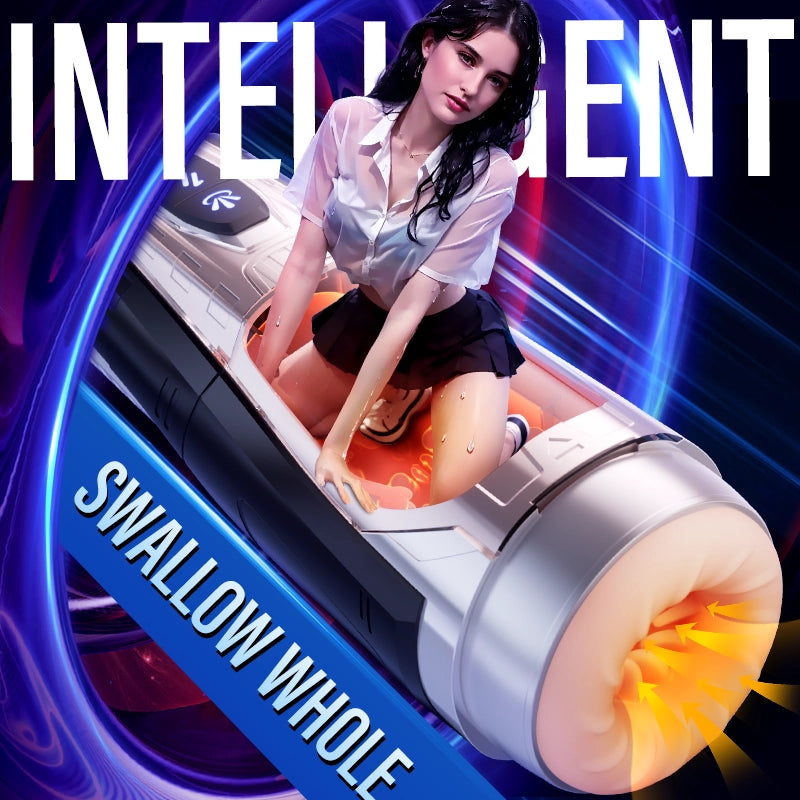 7 Thrust & Rotate Modes Male Masturbator - 4D Texture, USB Recharge