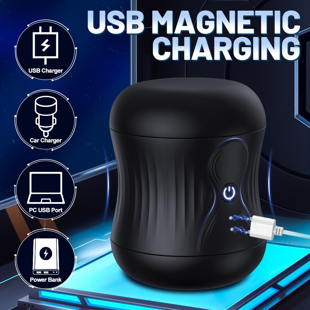 Vibrating Male Masturbator - 12 Vibration Modes, Oral Sex Pleasure