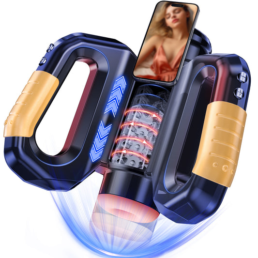Automatic Male Masturbators Sex Toys for Men，Male Stroker with 10 Thrusting & Rotating Modes ，Male Masturbator Adult Sex Toys & Games