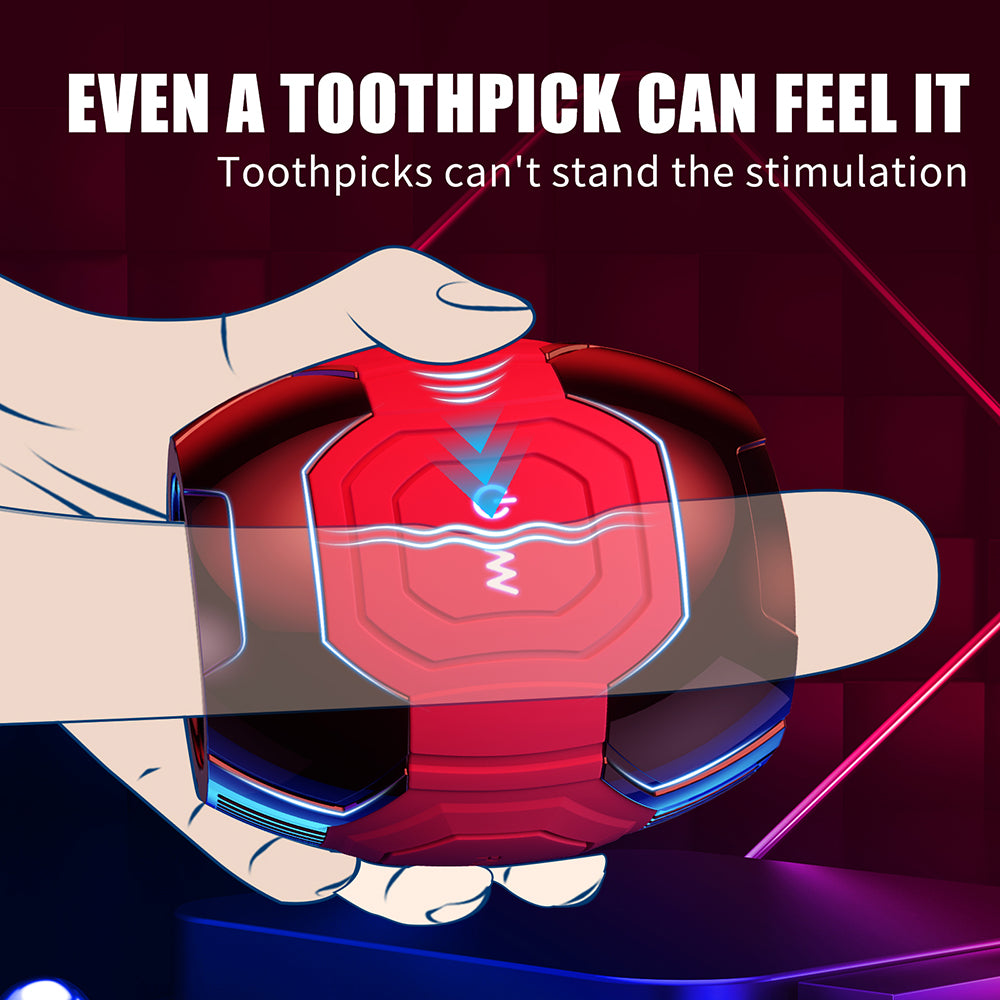 Male Masturbator Sex Toys for Men - Squeezable Penis Training Vibrator with 10 Vibration Modes Pocket Pussys