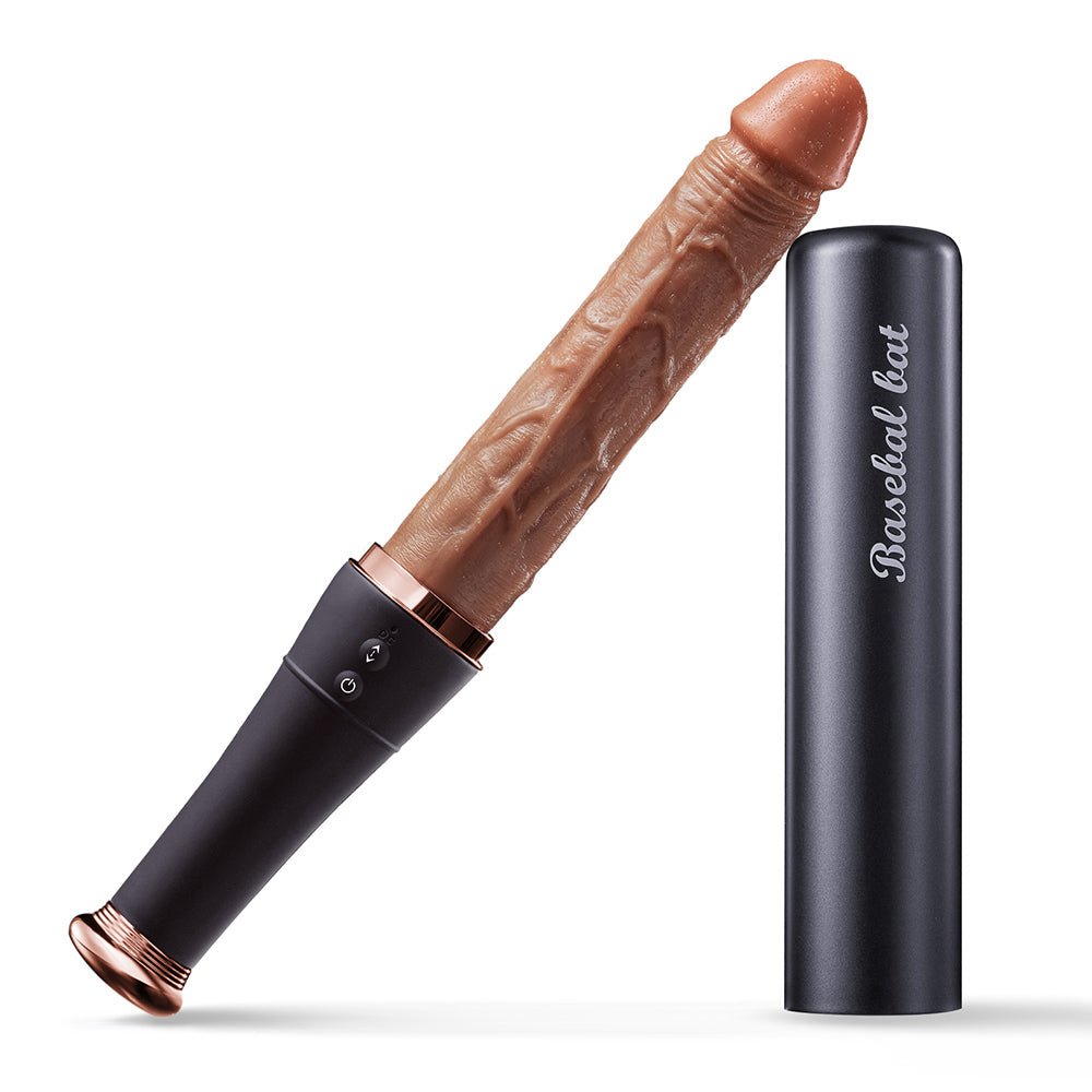 Thrusting Dildo Vibrator Sex Toys - 7.52“ Realistic Baseball Vibrating Dildo Heating Vibrators