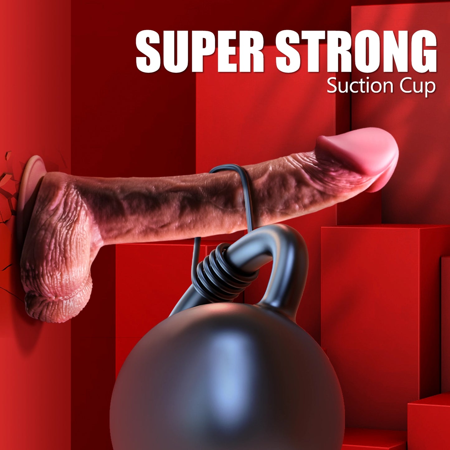 9.05-Inch Female Pleasure Dildo – Silicone Vaginal & Anal Toy with Suction Cup