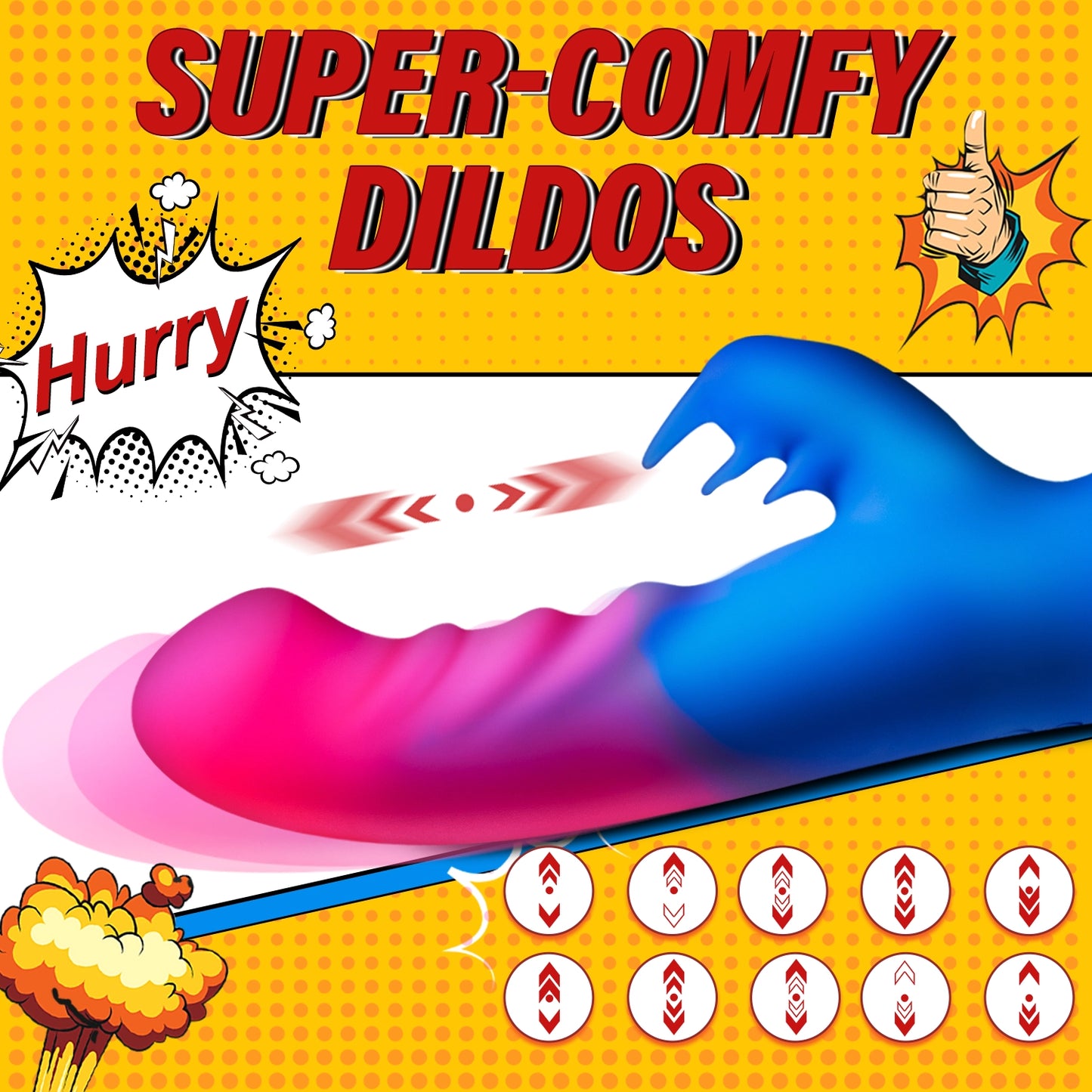 Starry Sky Female Sex Toy Dildos | 10 Vibration Settings, Rotating & Licking | Remote & USB Rechargeable