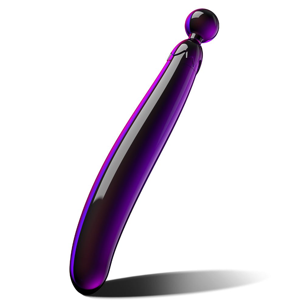 Clear Dildo G Spot Sex Toy - 10.6 Inch Pleasure Wand Double Head Anal Stimulator Sex Toys for Women