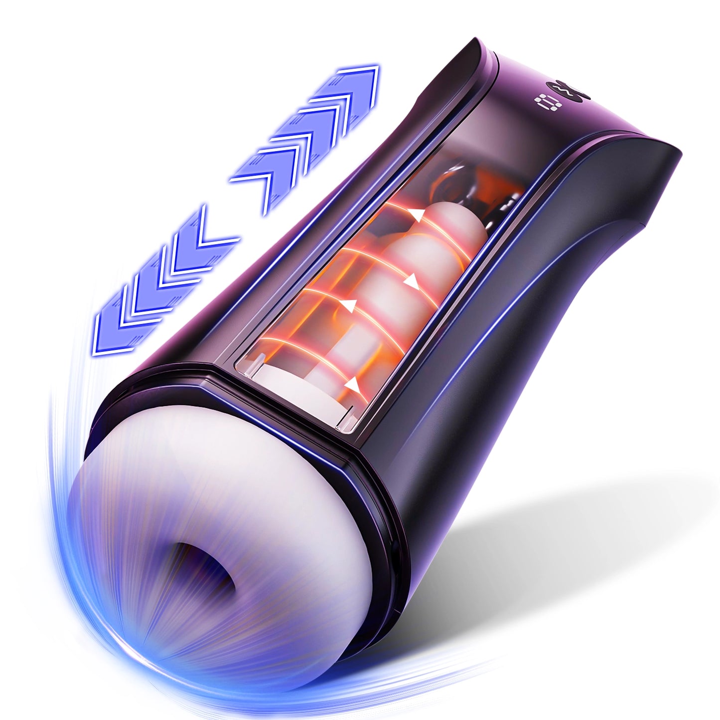 Automatic Male Masturbation Cup - Swivel, Thrust, 7 Sucking & Shock Modes