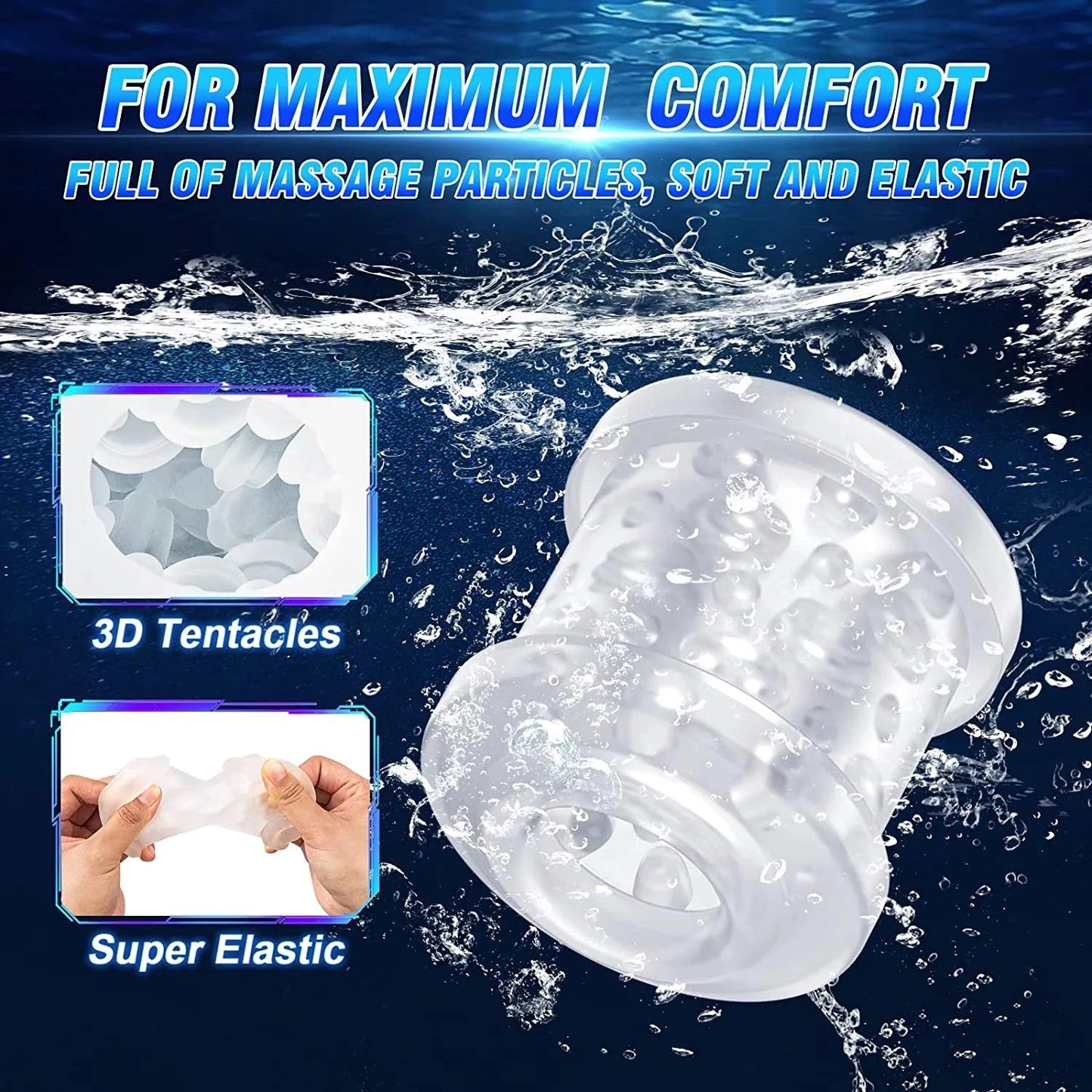 1pc Self - Retractable Male Endurance Trainer - 8 Thrust & Vibration Modes - AAVIBE