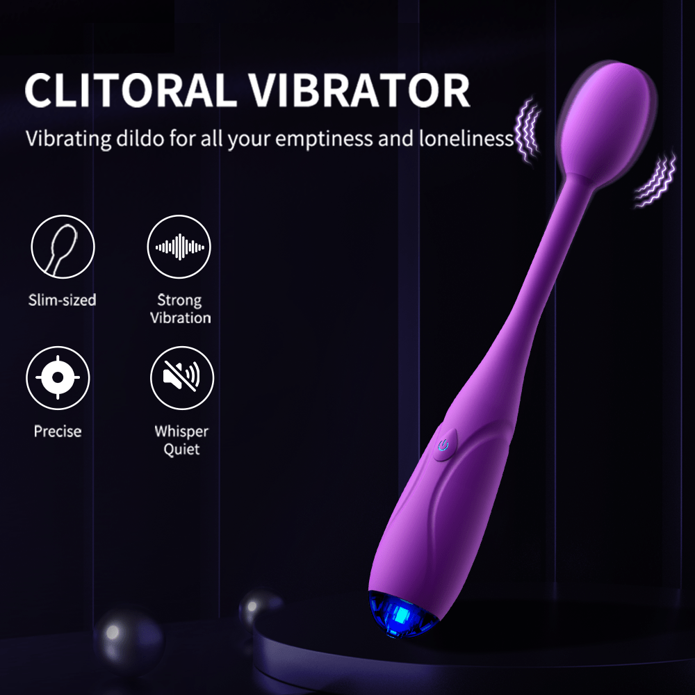 Silicone Clitoral Stimulator with 10 Vibration Patterns for G-spot & Anal