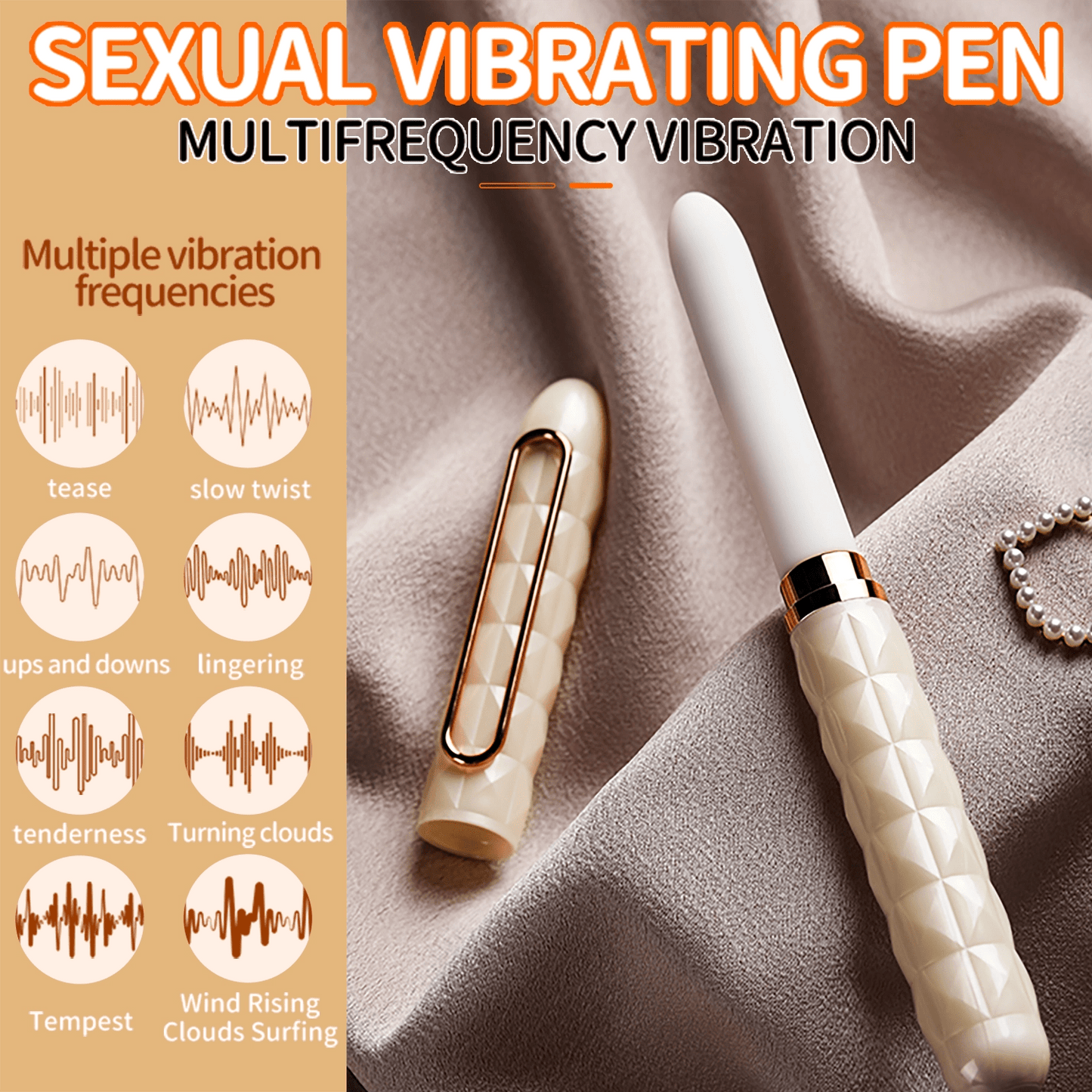 Adult Vibrating Orgasm Pen - Heated Clitoral & G - Spot Stimulator - AAVIBE