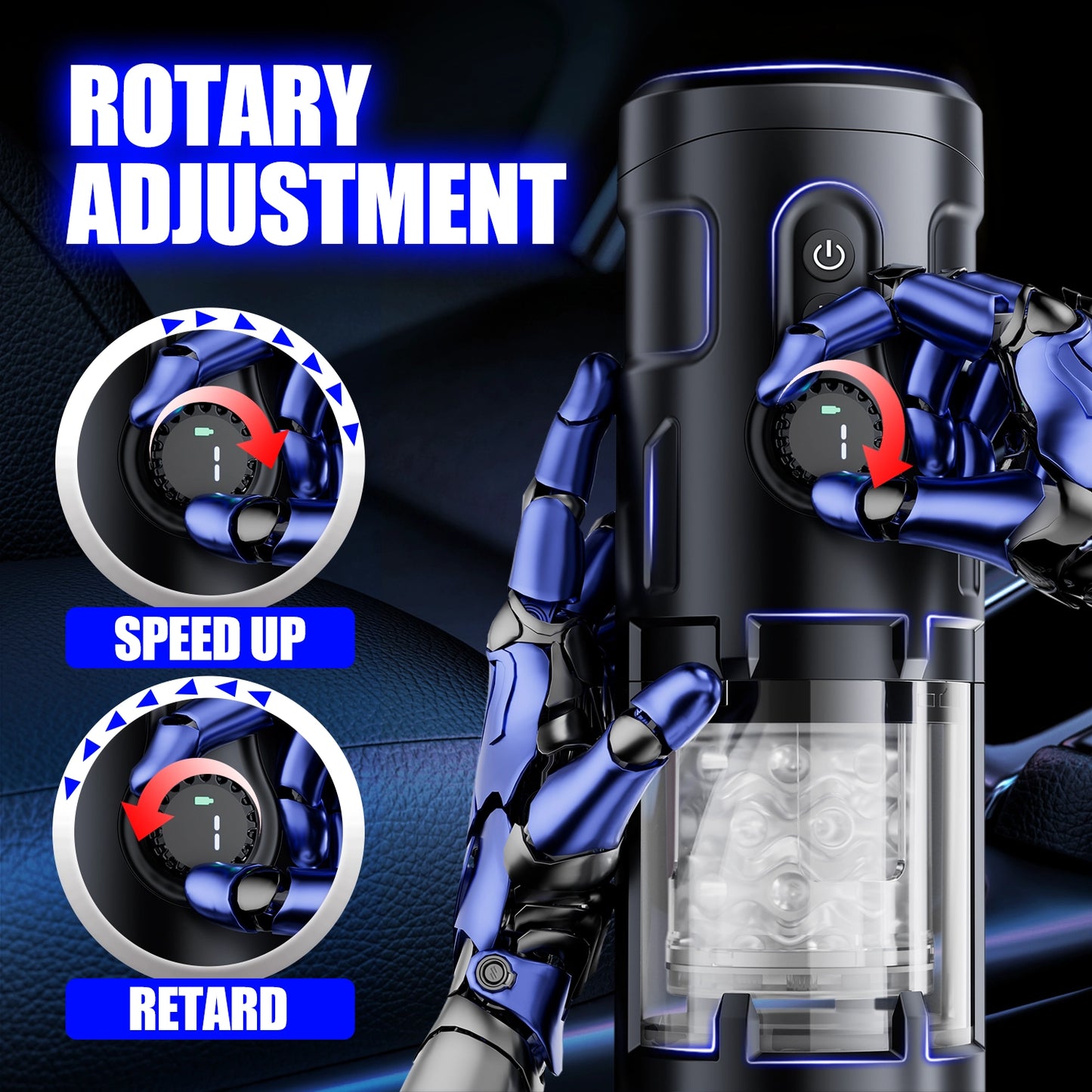 Automatic Male Masturbation Cup - 5 Frequency Modes & Infinite Speed