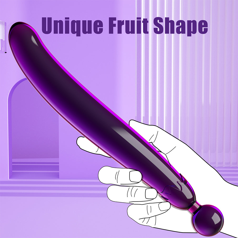 Clear Dildo G Spot Sex Toy - 10.6 Inch Pleasure Wand Double Head Anal Stimulator Sex Toys for Women