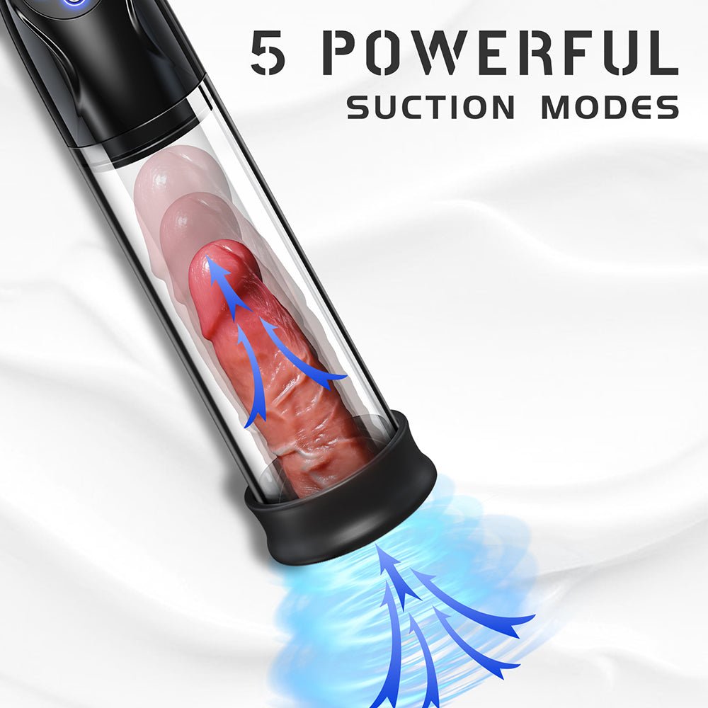 Electric Penis Vacuum Pump with 5 Suction Modes