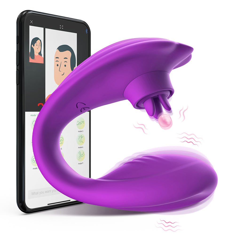 EllaVibe - APP Control, Clitoral Licking G Spot Vibrator with 20 Modes