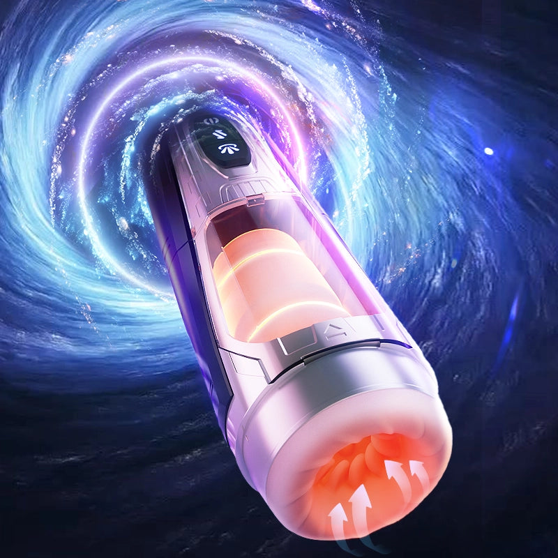 7 Thrust & Rotate Modes Male Masturbator - 4D Texture, USB Recharge