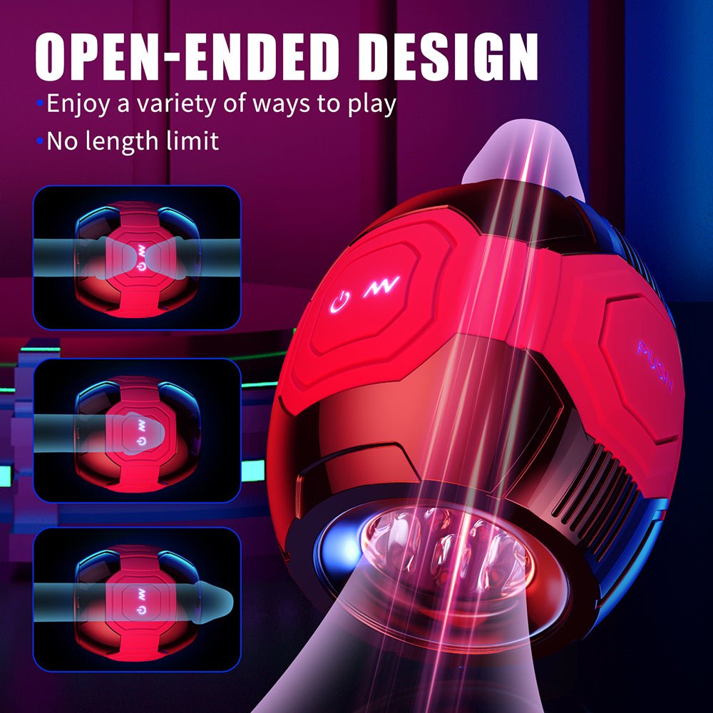 Male Masturbator Sex Toys for Men - Squeezable Penis Training Vibrator with 10 Vibration Modes Pocket Pussys