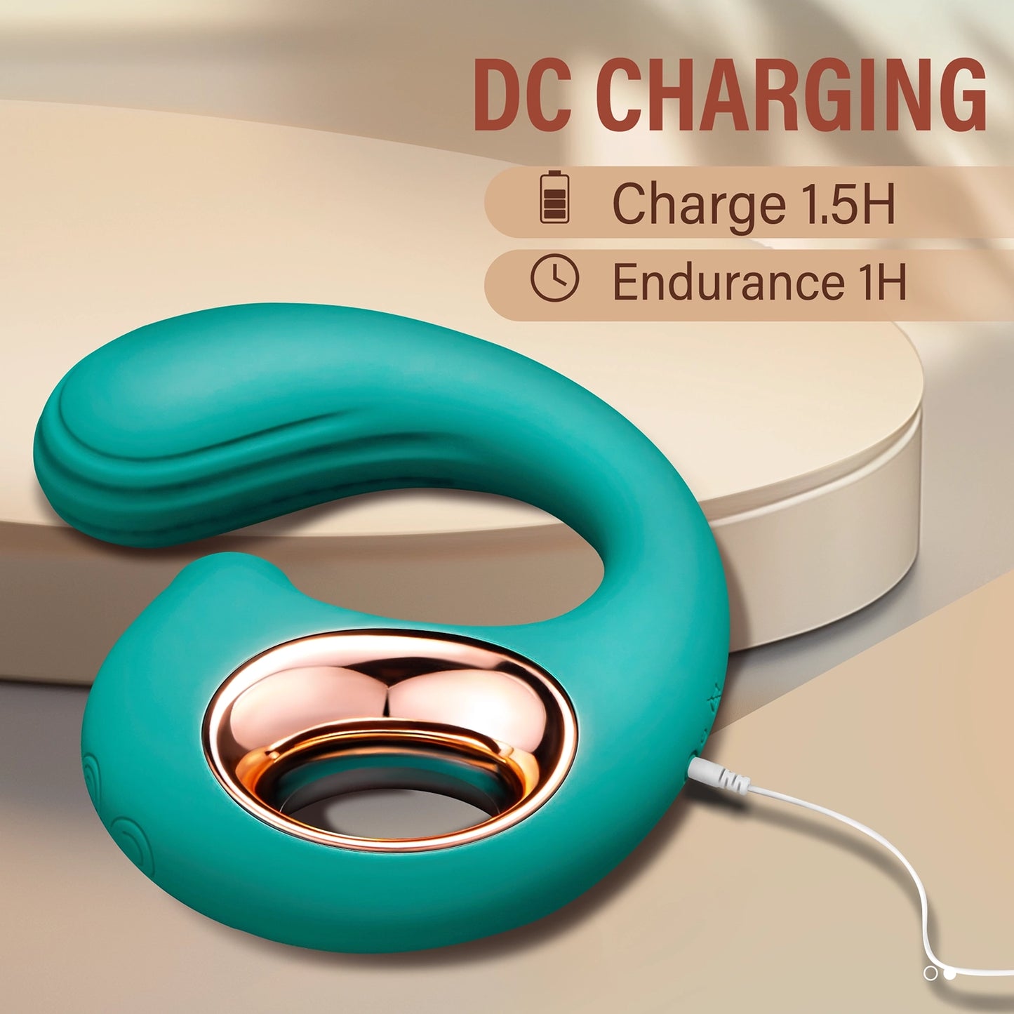 Green G Spot Vibrator - Double Stimulation Sex Toy with 12 Vibration & Licking Modes