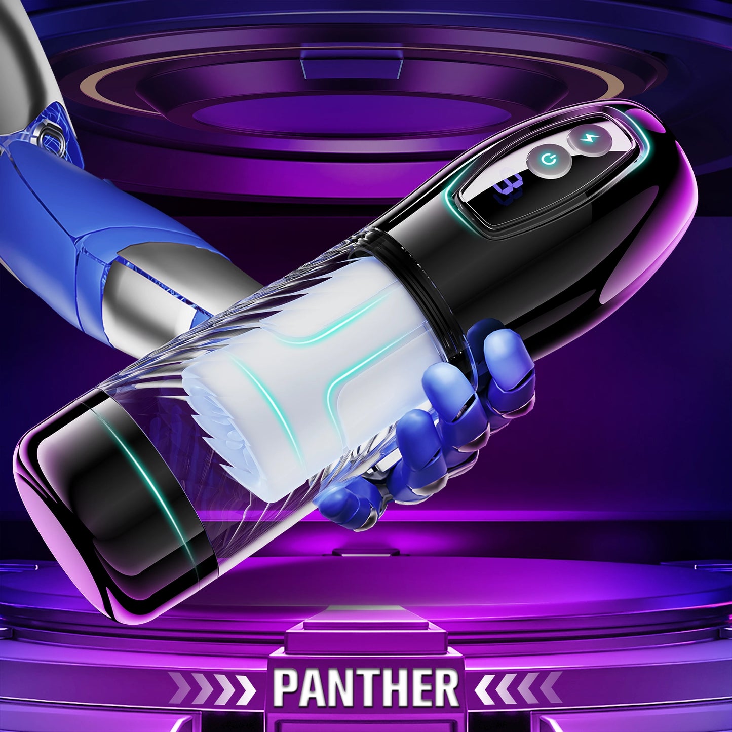 Automatic Male Masturbation Cup - 9 Telescopic + Rotating Modes