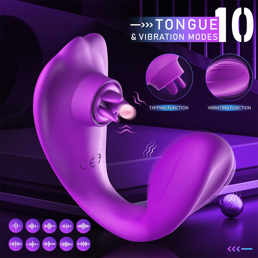 EllaVibe - APP Control, Clitoral Licking G Spot Vibrator with 20 Modes