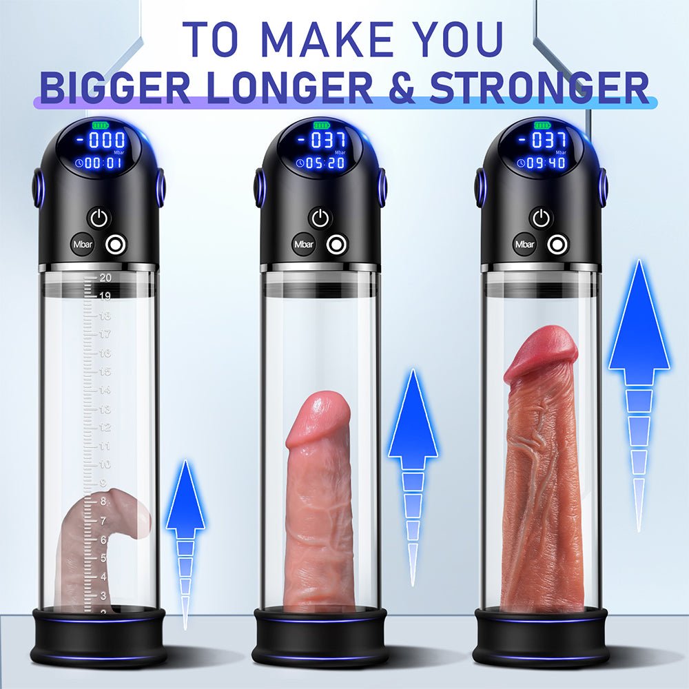 Automatic Penis Pump with 4 Suction Modes for Enlargement