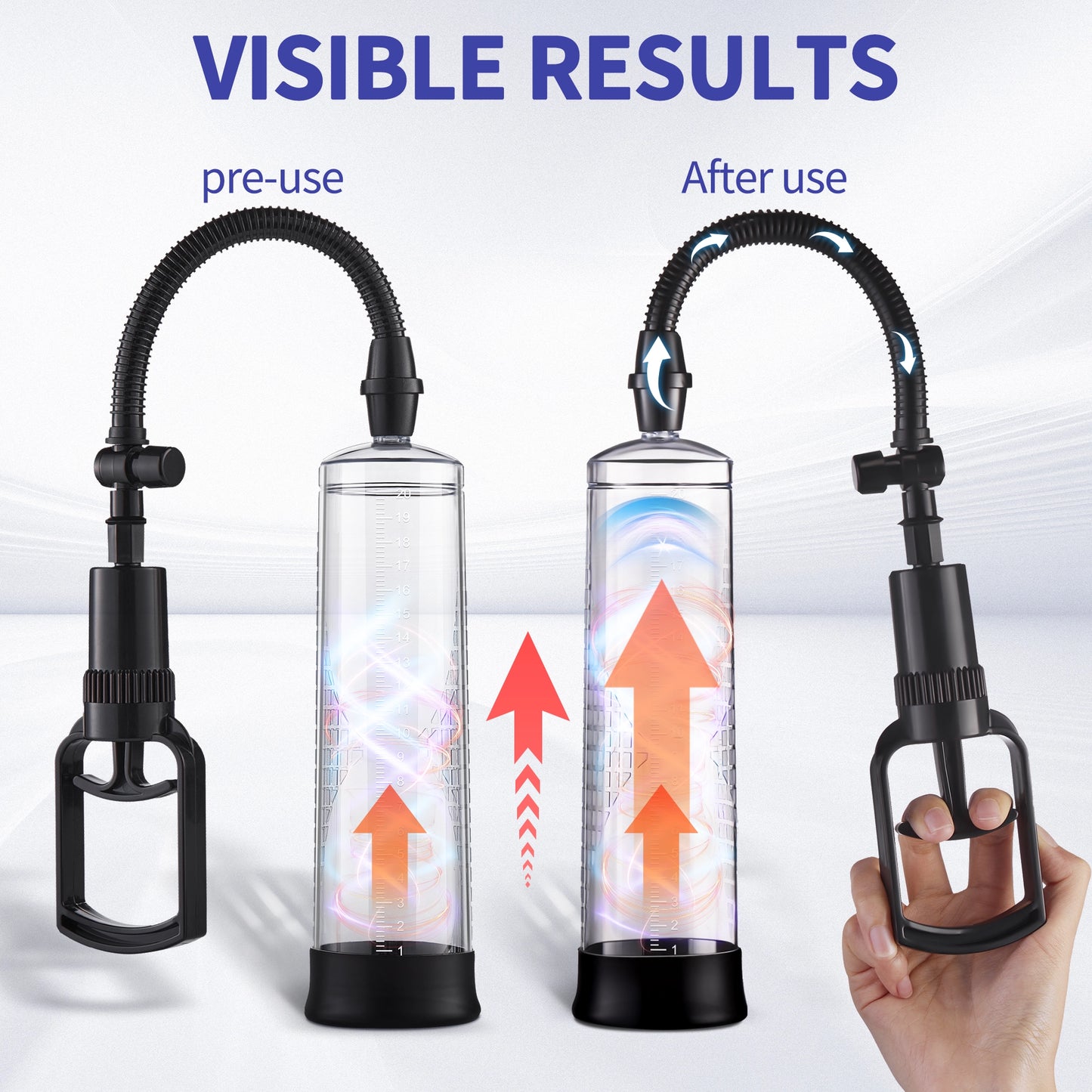 Manual Vacuum Pump Enlarger - Male Erection & Enhancement Trainer