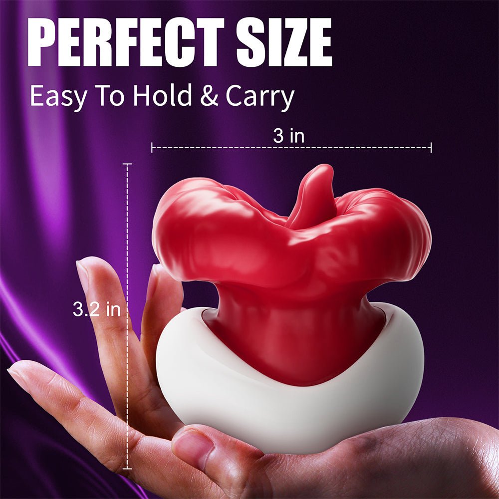 Nipple Sex Toy Clitoral Stimulator with 8 Vibrating 8 Tongue Licking Modes, G Spot Vibrators Nipple Toys Adult Toys Games for Man Women Couples