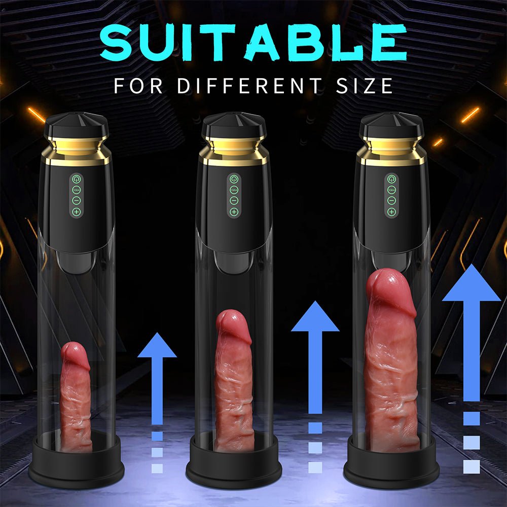 Electric Penis Vacuum Pump - Male Sex Toys Extender for Effective Penis Enlargement with 5 Suction Modes - Adult Sex Toy