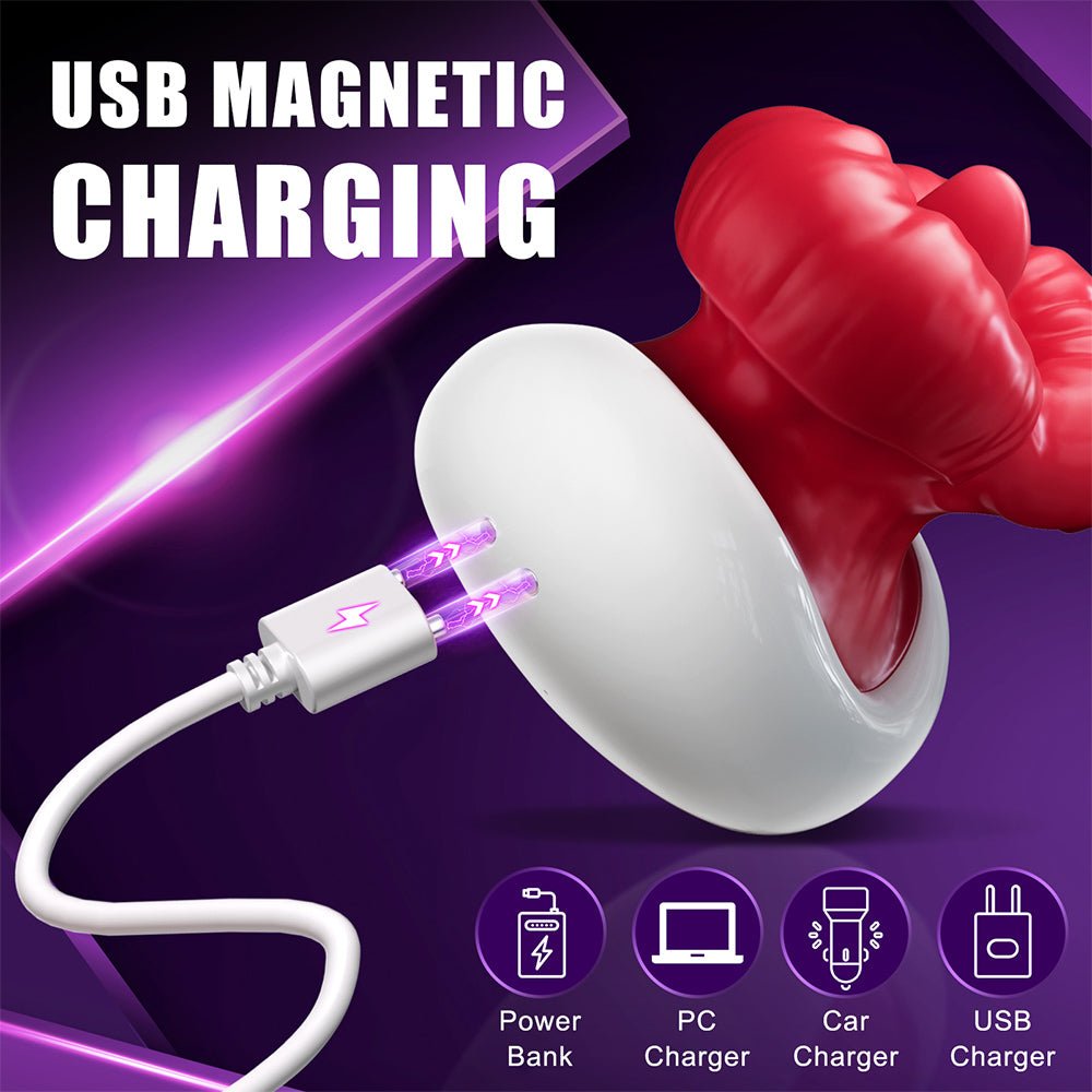 Nipple Sex Toy Clitoral Stimulator with 8 Vibrating 8 Tongue Licking Modes, G Spot Vibrators Nipple Toys Adult Toys Games for Man Women Couples