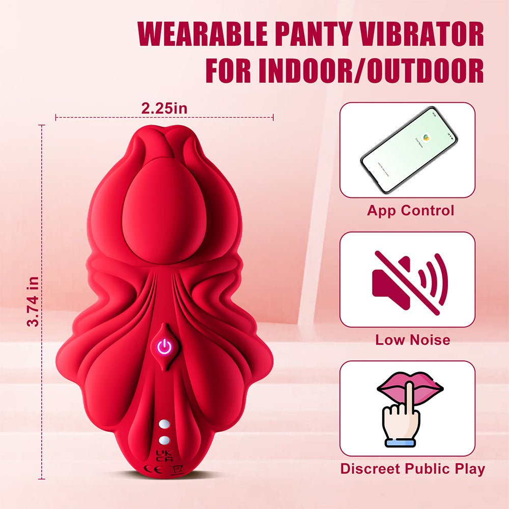 Wearable Panty Vibrator - Remote Control Clitoral Stimulator