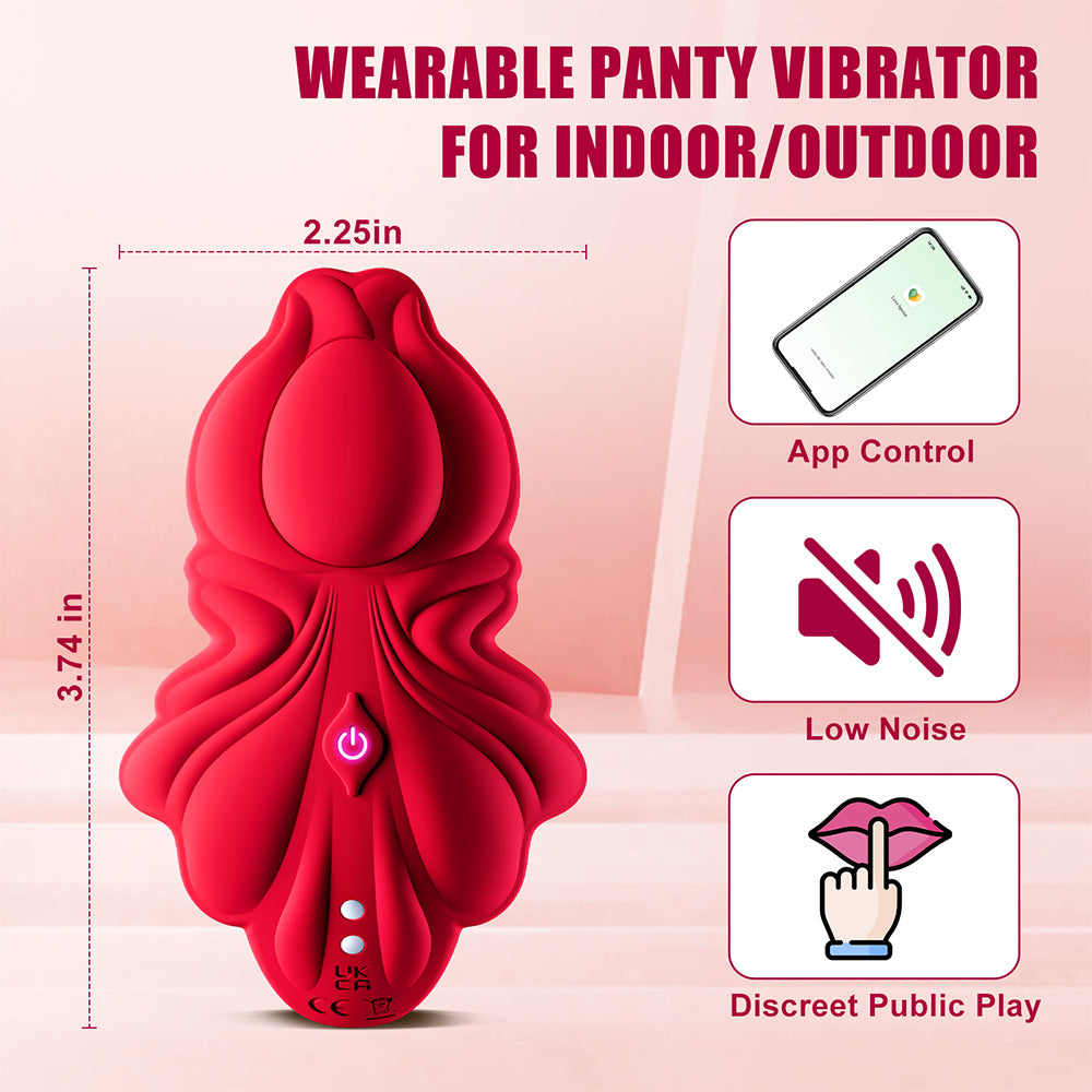 Vibrator Wearable Panty Sex Toys for Women - Adult Toys Mini Vibrators &APP Remote Control