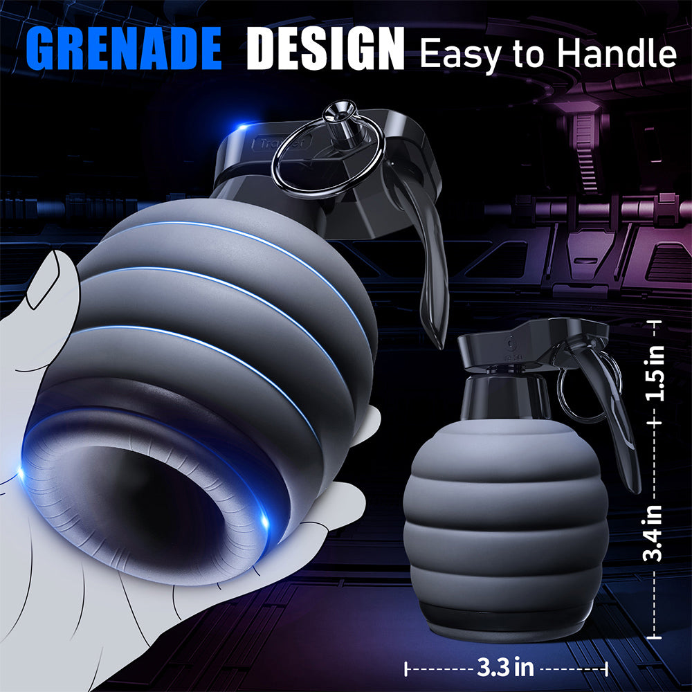 Male Masturbator Male Sex Toys - Adult Toys Male Vibrator with 10 Vibrating Modes for Glans Training  for black color
