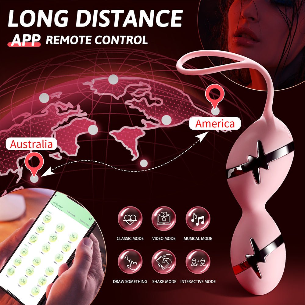 APP Remote Control Electroshock jumping egg strong shock force adult erotic sex toys couples conditioning, anal adult men and women toys