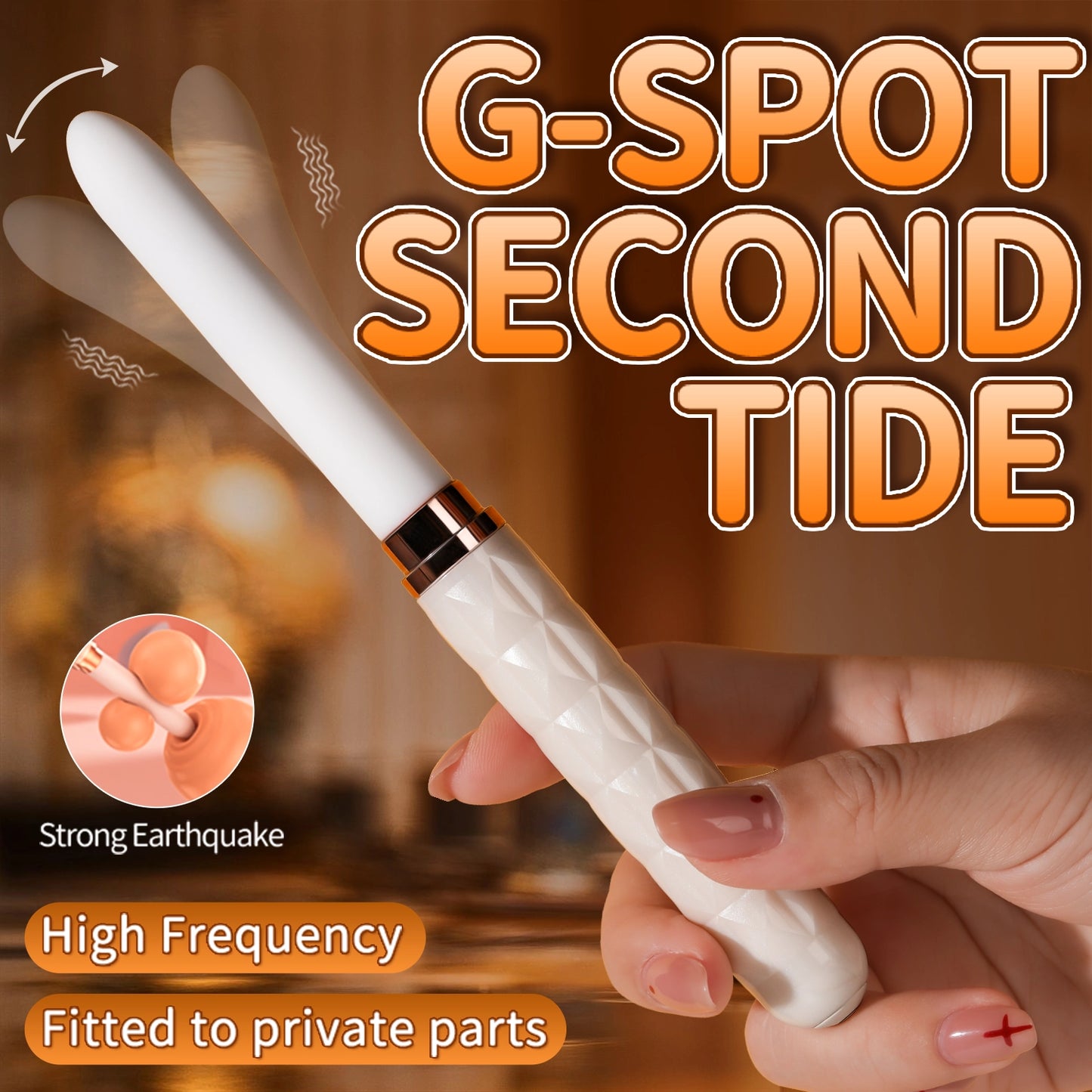 Adult Vibrating Orgasm Pen - Heated Clitoral & G-Spot Stimulator