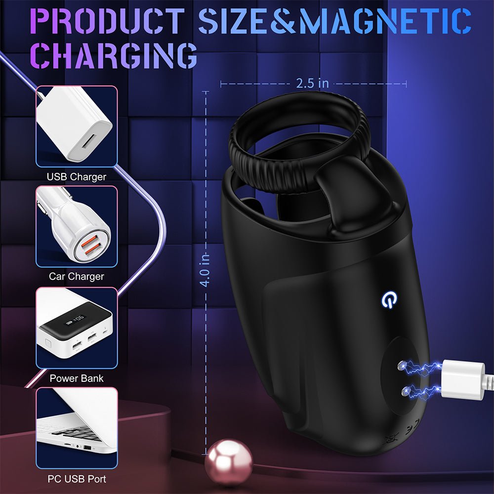 Male Masturbator Penis Training Vibrator with App Control,Sex Toy for Men