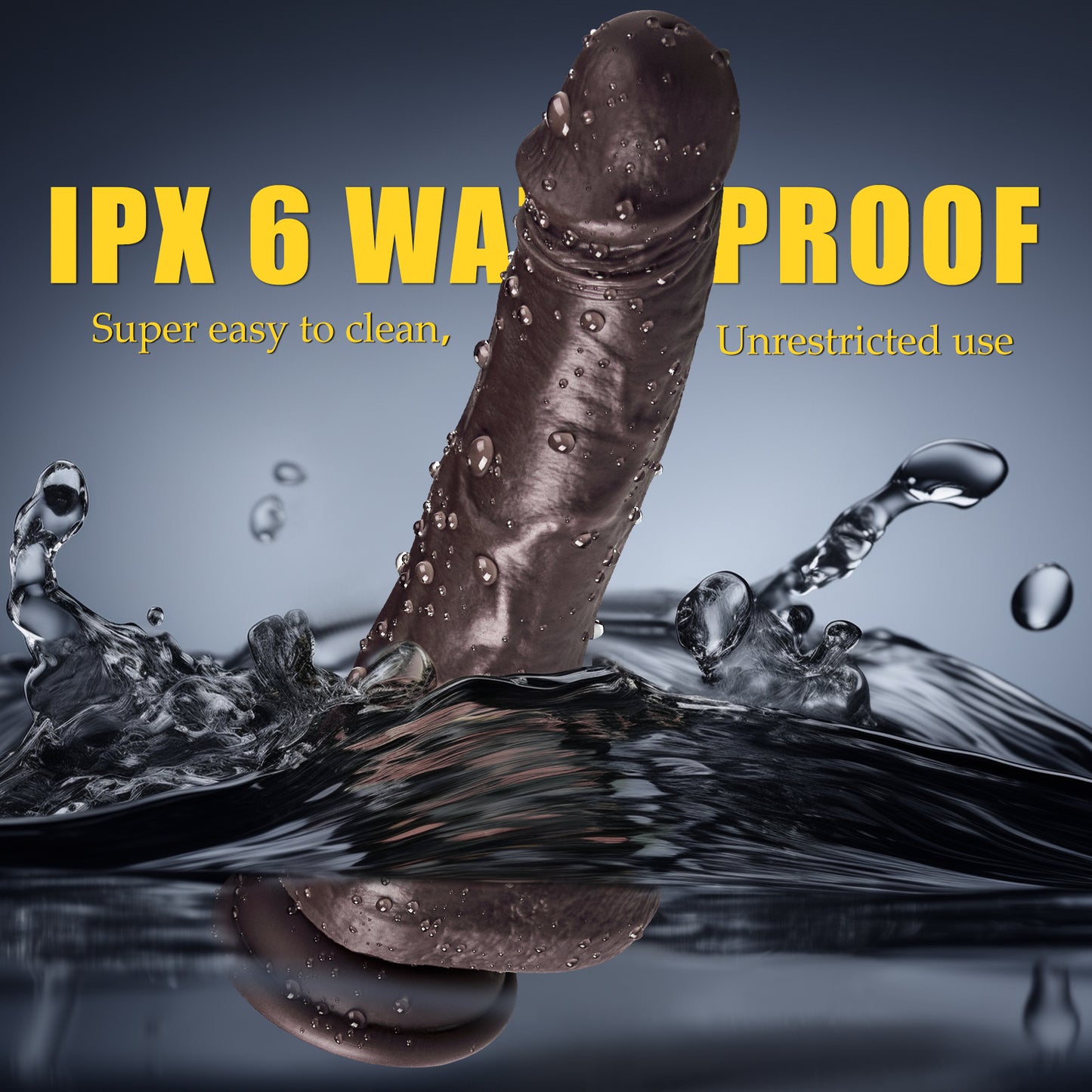 Thrusting Dildo Adult Sex Toys, Remote Control Heated Black Realistic Dildos With 9 Thrusting & Vibrating Modes For G-Spots Clit Anal Stimulater