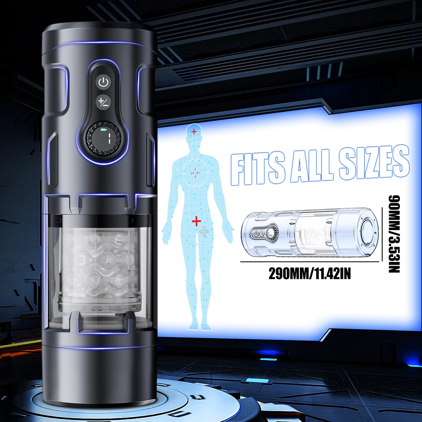 Automatic Male Masturbation Cup - 5 Frequency Modes & Infinite Speed