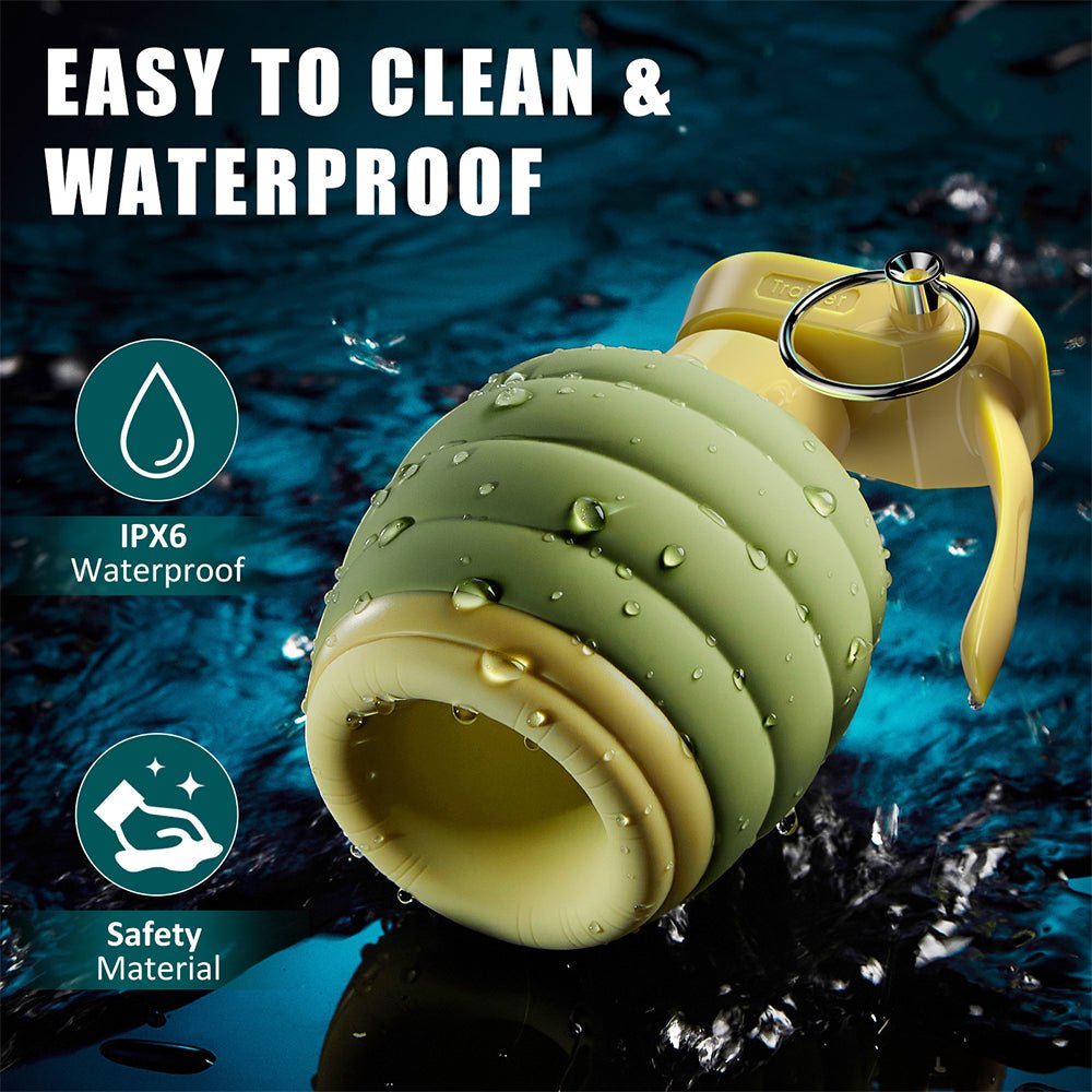 Male Masturbator Male Sex Toys - Adult Toys Male Vibrator with 10 Vibrating Modes for Glans Training & Prolong Endurance for green color