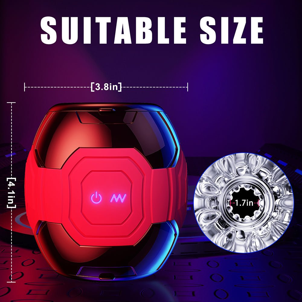 Male Masturbator Sex Toys for Men - Squeezable Penis Training Vibrator with 10 Vibration Modes Pocket Pussys