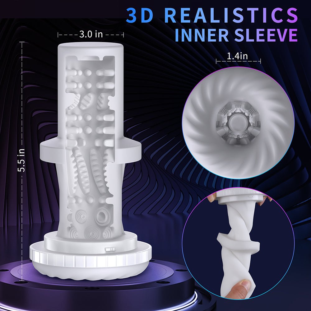 Automatic Male Masturbator,Male Sex Toys with 7 Thrusting & Vibration Modes Electric Pocket Pussy