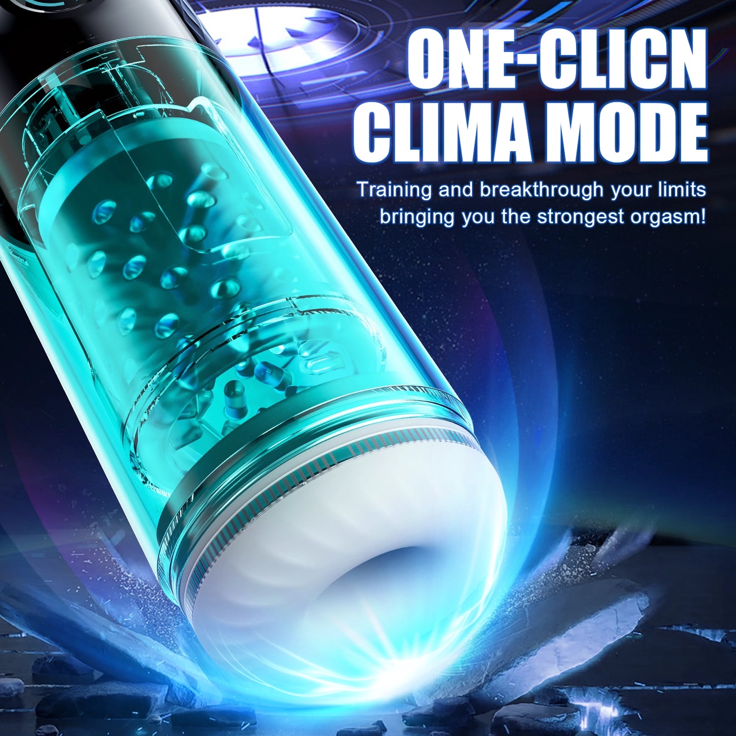 Penis Endurance Trainer with Realistic Entrance & 9 Modes