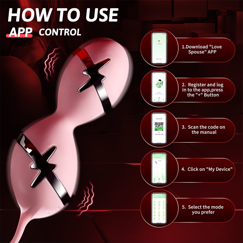 APP Remote Control Electroshock jumping egg strong shock force adult erotic sex toys couples conditioning, anal adult men and women toys