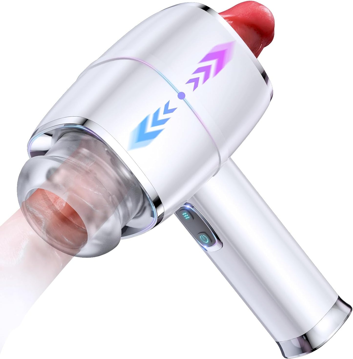 Automatic Male Masturbator,Open-Ended Stroker with 6 Thrusting Modes Male Sex Toy