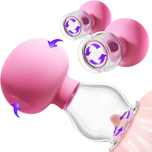 Nipple Sucker Adult Sex Toys - 1 Pair Nipple Toys Stimulator Women Sex Toys with Powerful Manual Suction BDSM Foreplay Flirting Nipple Pump Toy, Nipple Corrector for Inverted Flat Shy Nipples