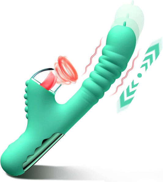 Thrusting Dildo Vibrator for Women Sex Toys Rabbit Vibrator