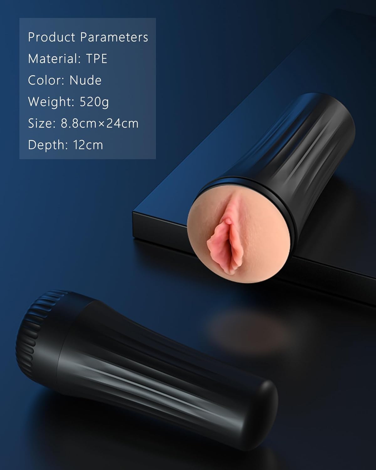 4.7in Male Masturbator - Realistic Pocket Pussy