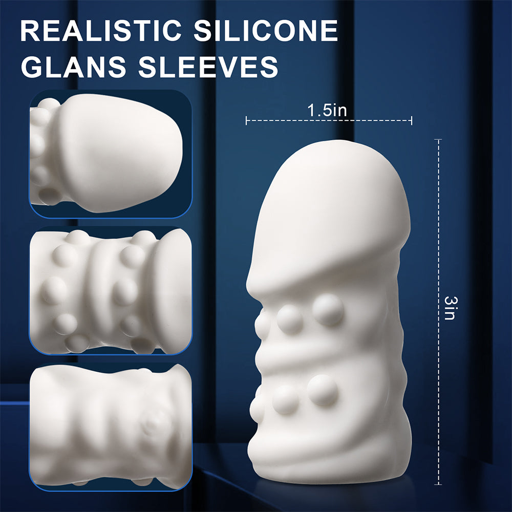 Penis Ring Penis Sleeve Sex Toys-Penis Enlargement Sexual Stamina Extension Sex Toy