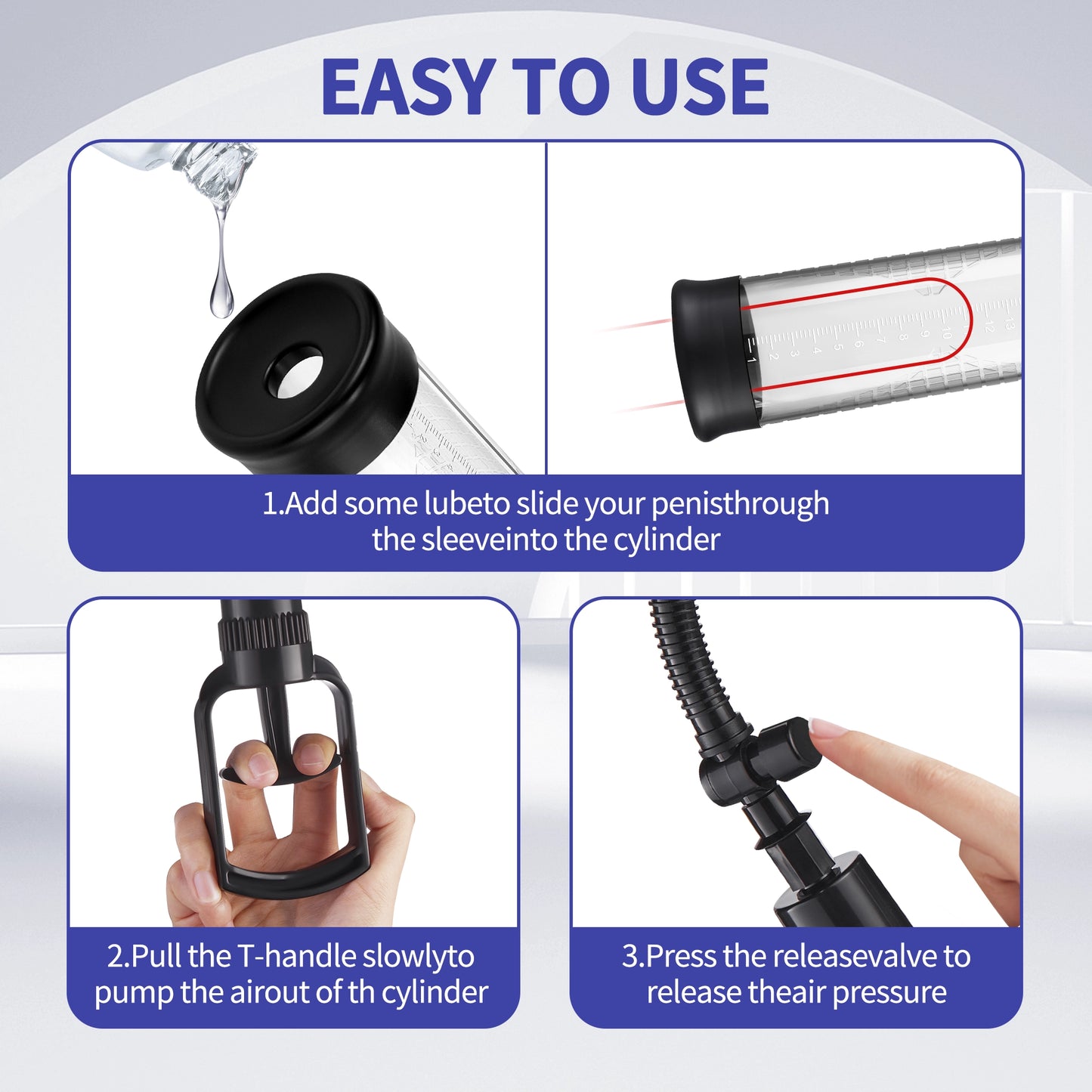 Manual Vacuum Pump Enlarger - Male Erection & Enhancement Trainer