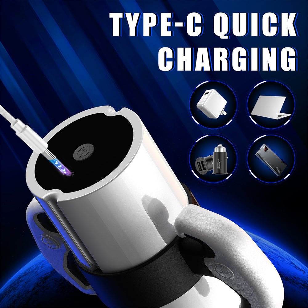 Automatic Male Masturbator - Male Sex Toy Stroker with 9 Thrusting & Vibrating Modes Blow job Toy