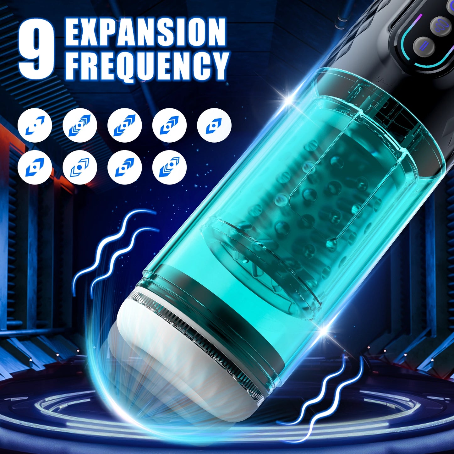 Penis Endurance Trainer with Realistic Entrance & 9 Modes