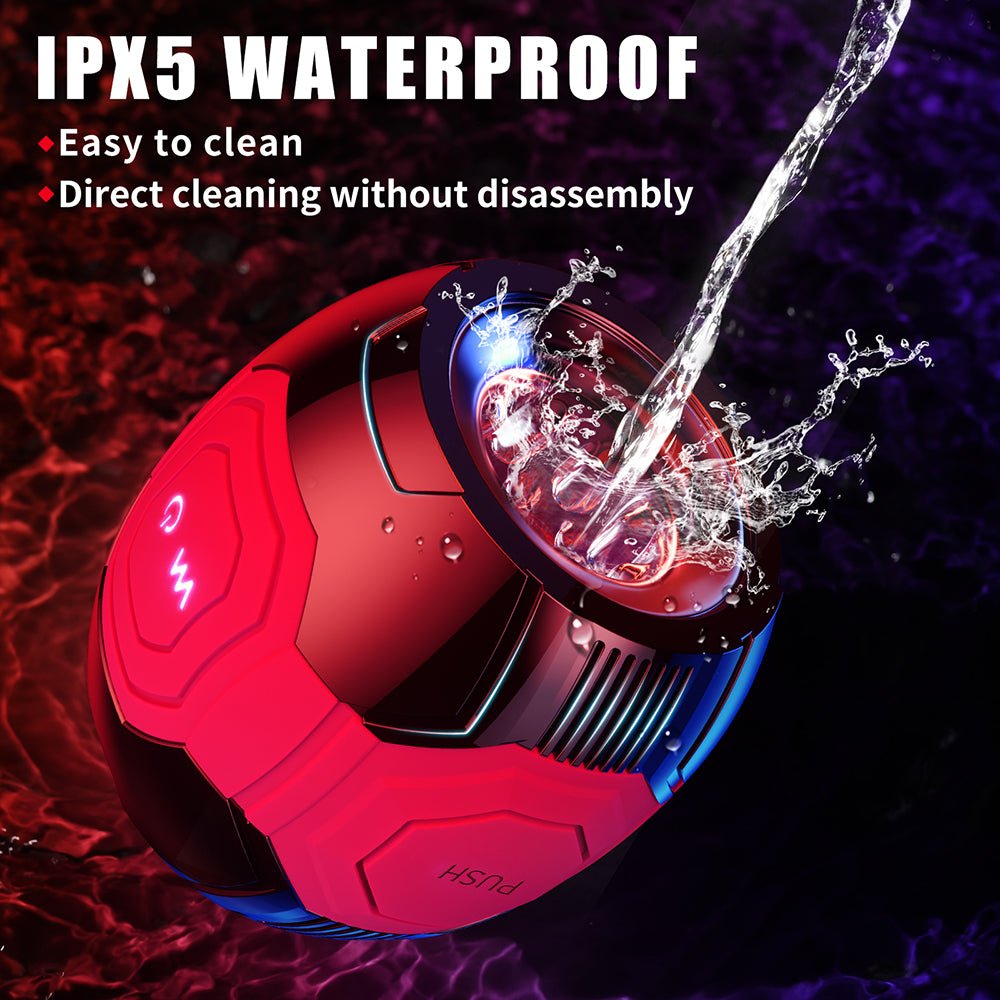 Male Masturbator Sex Toys for Men - Squeezable Penis Training Vibrator with 10 Vibration Modes Pocket Pussys