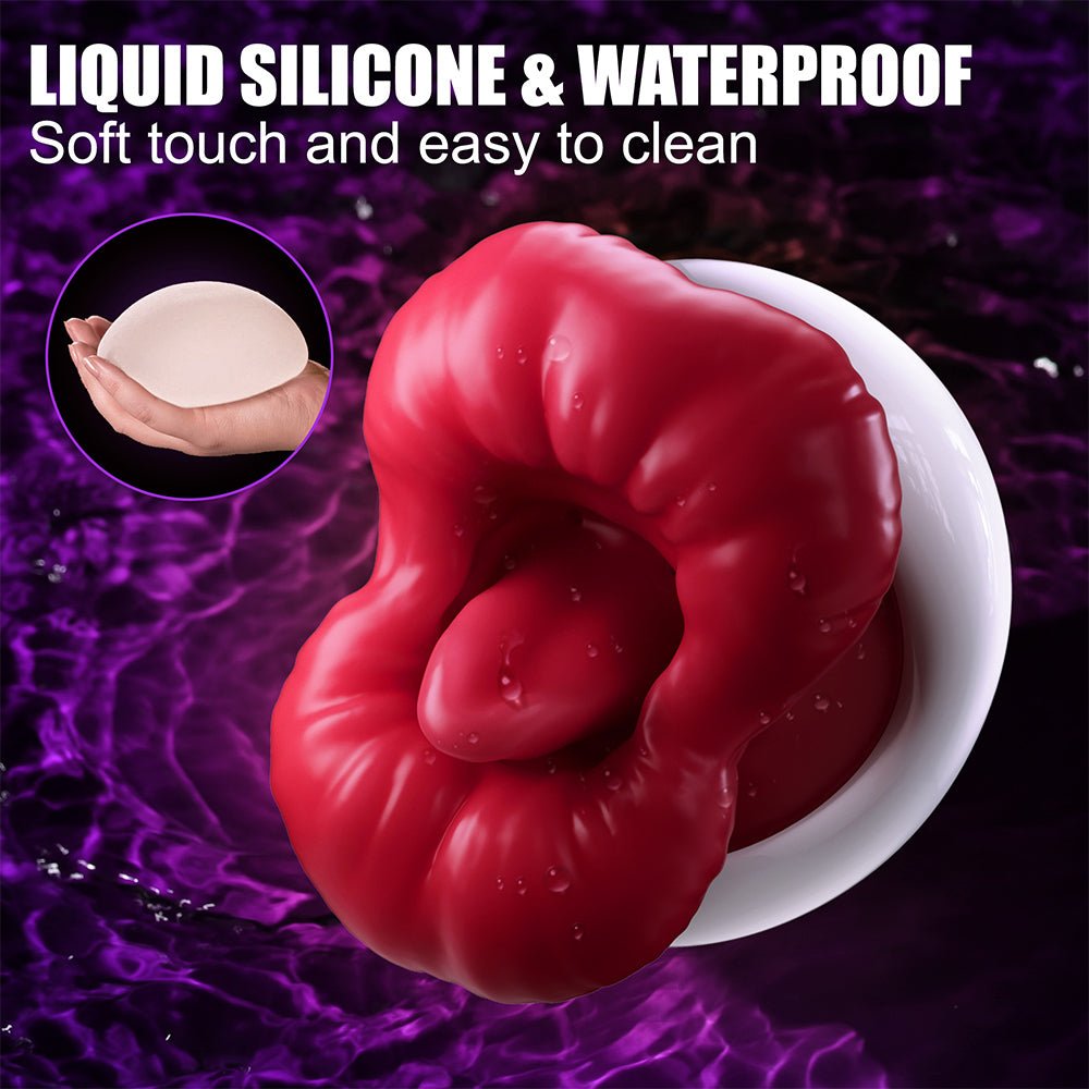 Nipple Sex Toy Clitoral Stimulator with 8 Vibrating 8 Tongue Licking Modes, G Spot Vibrators Nipple Toys Adult Toys Games for Man Women Couples