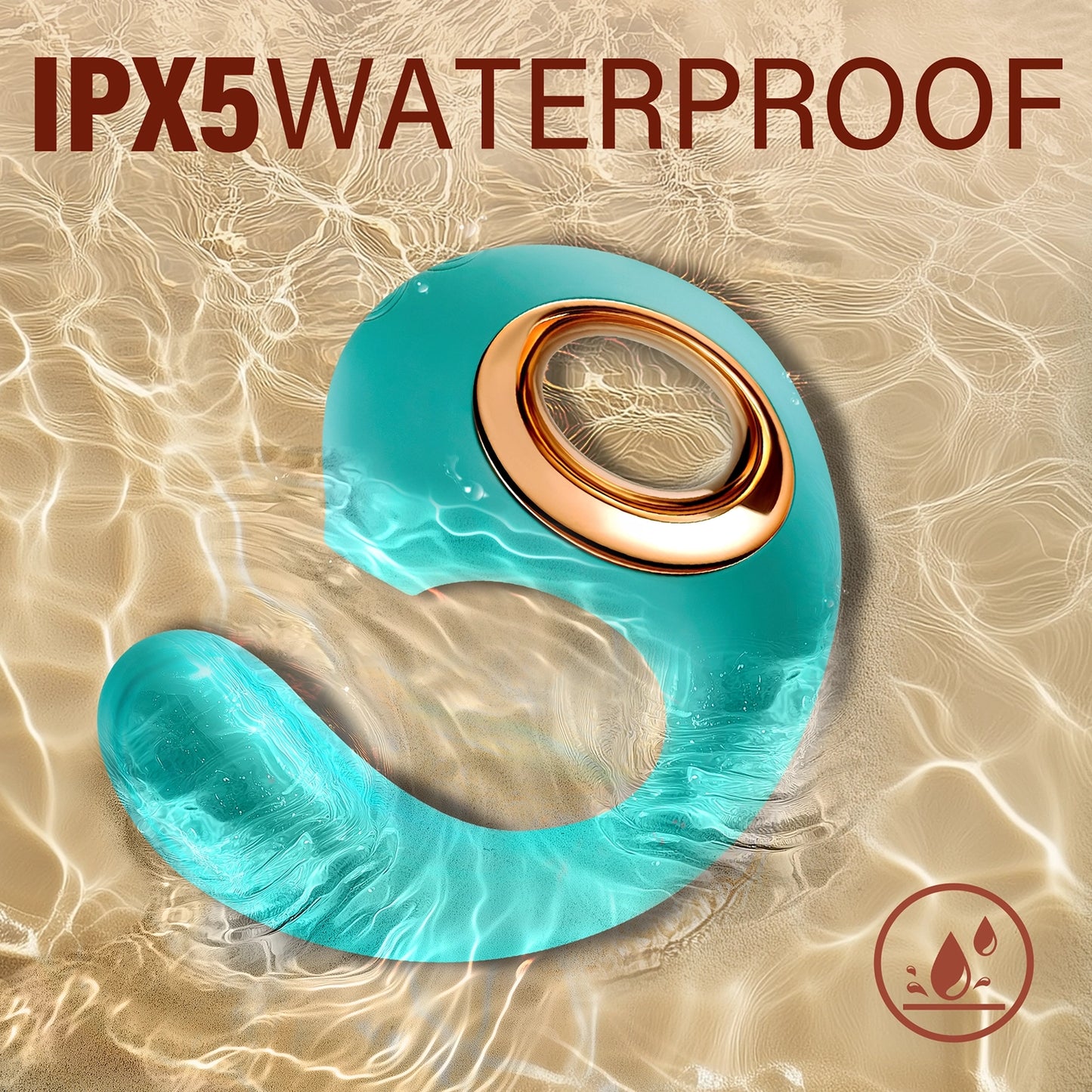 Green G Spot Vibrator - Double Stimulation Sex Toy with 12 Vibration & Licking Modes